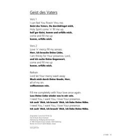Geist des Vaters / Come And Fill Me Up